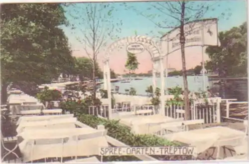 19111 Ak Restaurant Spree Garten Treptow 1916