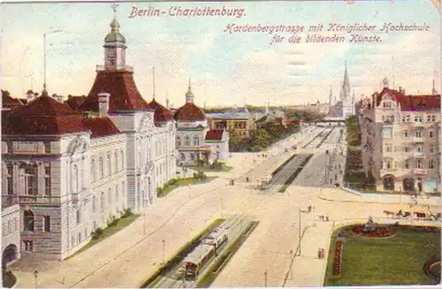 19101 Ak Berlin Charlottenburg Hardenbergstraße 1909