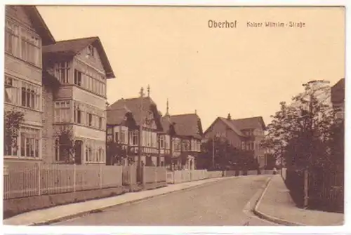 19022 Ak Oberhof Kaiser Wilhelm Strasse um 1920