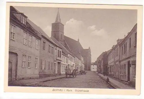 18979 Ak Bernau in der Mark Grünstrasse um 1920