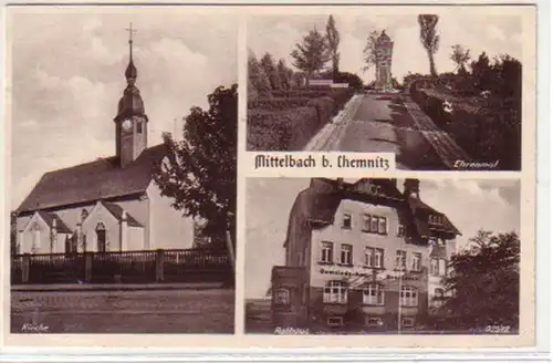 18976 Mehrbild Ak Mittelbach bei Chemnitz um 1940