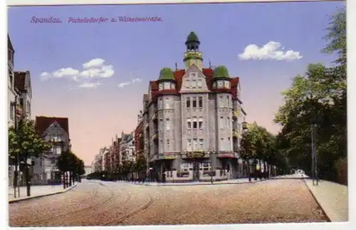 18965 Ak Spandau Pichelsdorfer & Wilhelmstraße um 1910