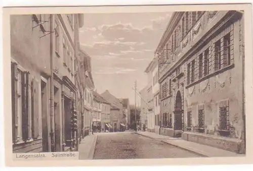 18963 Ak Langensalla Salzstrasse vers 1920