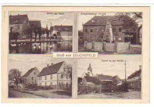 18953 Mehrbild Ak Gruß aus Zeuchefeld um 1920