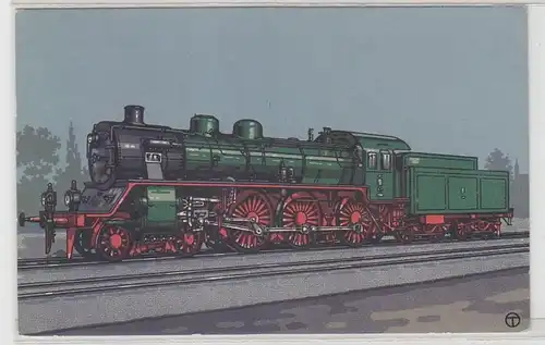 18950 Ak Hanomag Locomotive à trains rapides de la voie ferrée nationale prussienne 1920