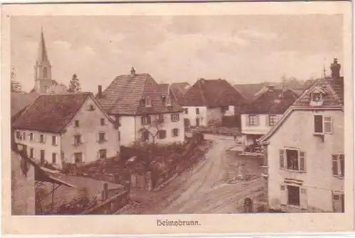 18944 Ak Heimsbrunn Oberelsaß Ortsansicht um 1915