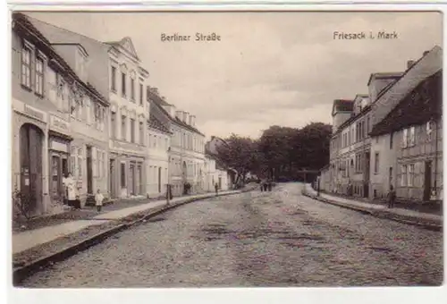 18929 Ak Friesack dans la Mark Berliner Strasse 1912