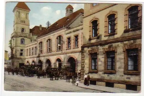 18916 Ak Chemnitz Hauptfeuerwache um 1910