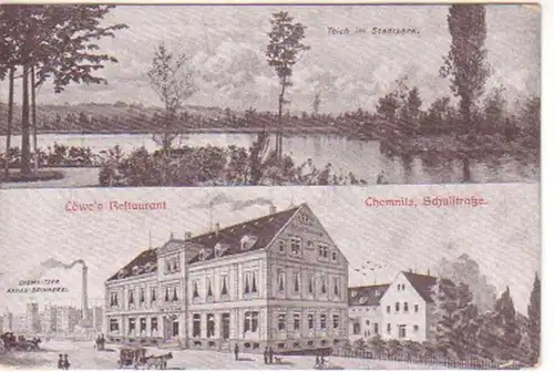 18906 Mehrbild Ak Chemnit Löwes Restaurant usw. um 1915
