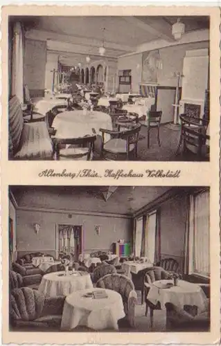 18874 Ak Altenburg Thüringe. Café Maison Volksstadt vers 1940