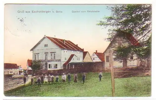 18844 Ak Salutation de Eschenbergen près de Gotha 1909