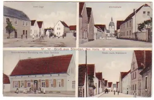 18782 Multi-image Ak Salutation de Struden près de Halle 1912