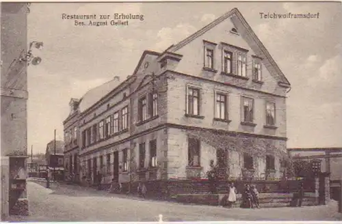 18767 Ak Teichwolframsdorf Gasthaus "Zur Relaxe" 1910