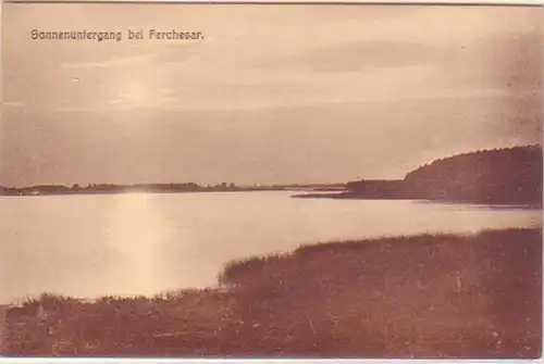 18764 Ak coucher du soleil à Ferchesar vers 1920