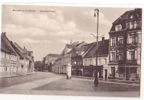 18757 Ak Wurzen a.d.Mulde Jacobs Platz um 1910