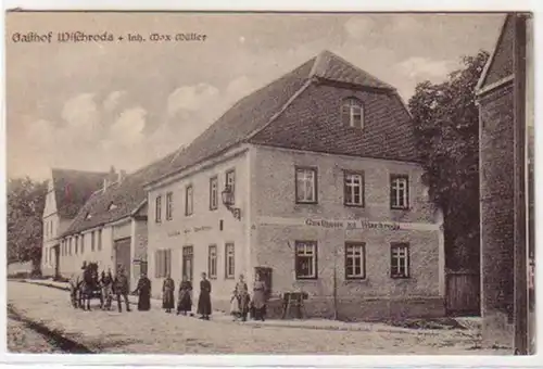 18744 Ak Gasthof Wischroda Inh.Max Müller 1919