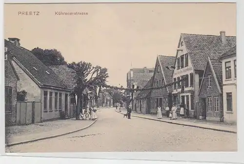 18721 Ak Preetz in Holstein Kührenerstrasse vers 1910