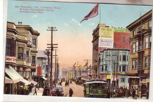 18668 Ak San Francisco California USA Fillmore Street vers 1910