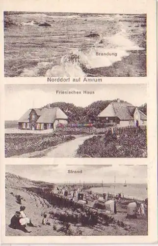18638 Multi-image Ak Norddorf à Amrum 1959