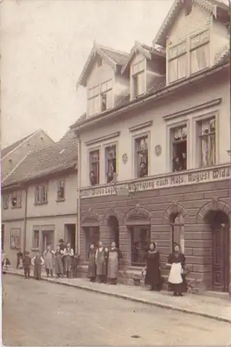 18597 Photo Ak Bad Sulza Chaussure entrepôt 1910