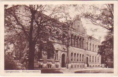 18585 Ak Langensalla Realgymnasium vers 1920