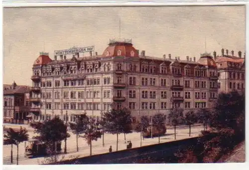 18581 Ak Nürnberg Hotel Württemberger Hof um 1930