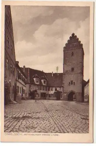 18557 Ak Dinkelsbühl Rothenburger Strasse vers 1920