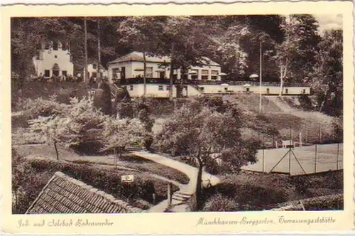 18556 Ak Bodenwerder Münchhausen Berggarten um 1930
