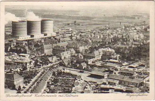 18546 Ak Großkraftwerk Zschornewitz mit Kolonien um1930