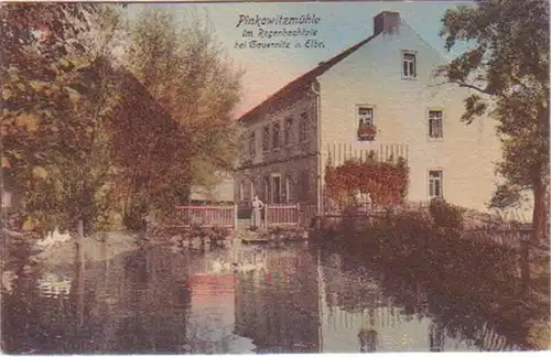 18545 Ak Pinkowitzmühle bei Gauernitz a. Elbe um 1920