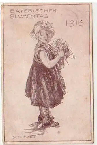 18538 Ak Bayerischer Blumentag 1913