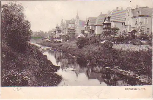 18520 Ak Erfurt Karthäuser Ufer 1906