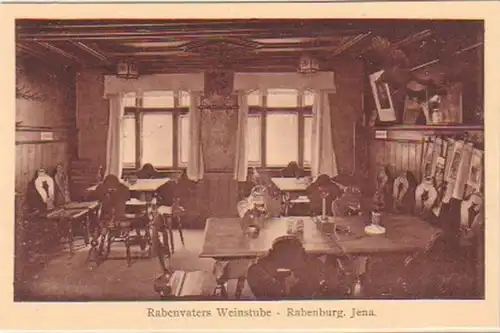 18505 Ak Jena Rabenburg Rabenters Weinstube vers 1920