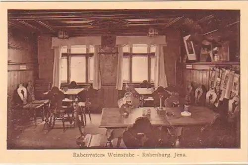 18505 Ak Jena Rabenburg Rabenvaters Weinstube um 1920