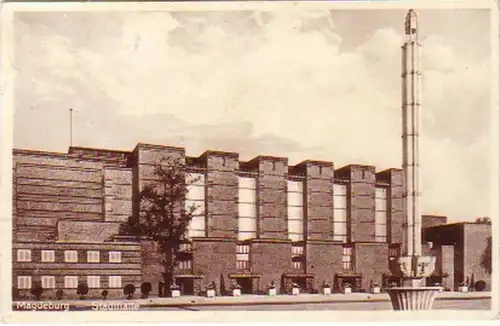 18504 Ak Magdeburg Stadthalle 1930