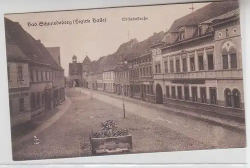 18485 Ak Bad Schmiedeberg Bezirk Halle Wilhelmstraße um 1930