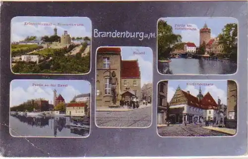 18466 Mehrbild Ak Brandenburg an der Havel 1917