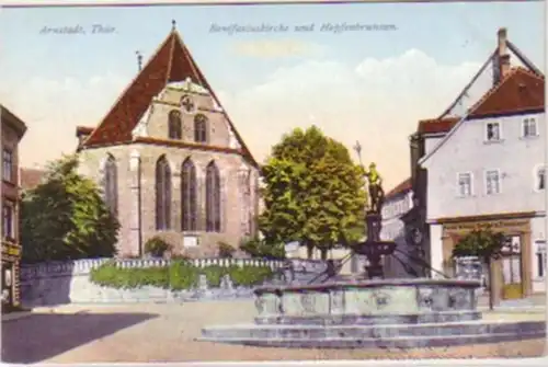 18436 Ak Arnstadt Thuringe Fontaine de houblon vers 1930