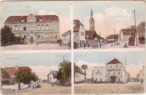 18399 Mehrbild Ak Gruss aus Zeithain Gasthaus usw. 1910