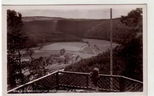 18397 Ak Blick vom Weiberstein bei Wünschendorf um 1940