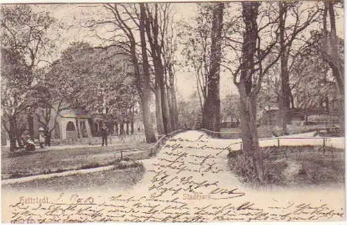 18394 Ak Hettstedt Stadtpark 1905