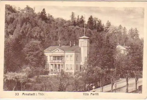 18392 Ak Arnstadt in Thuringen Villa Marlitt vers 1920