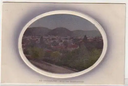 18364 Ak Bad Harzburg Blick vom Schützenhause 1911