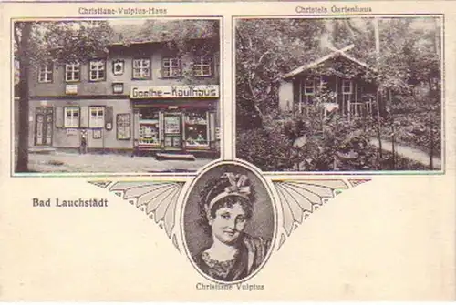 18361 Ak Bad Lauchstadt Goethe Schaufhaus vers 1920