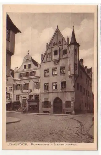 18338 Ak Donauwörth Stadtzollgebäude um 1930