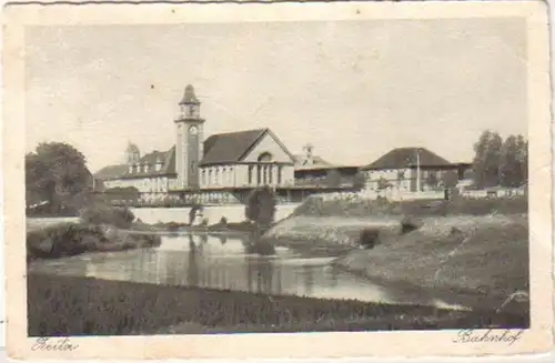 18310 Ak Zeitz Bahnhof 1930