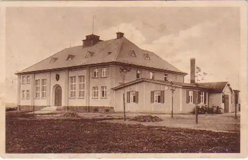 18305 Ak Gruß aus Mittelbach in Sa. Turnhalle um 1920