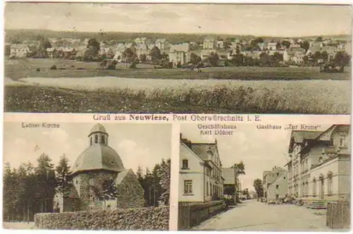 18284 Mehrbild Ak Gruß aus Neuwiese i.E. 1929