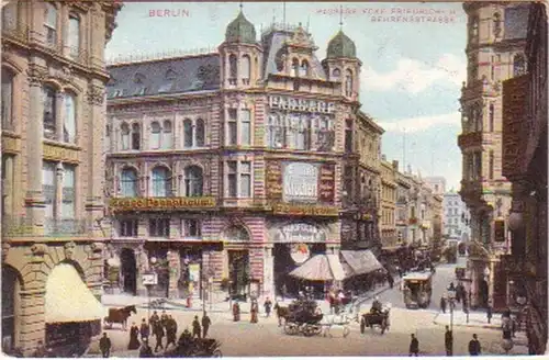 18279 Ak Berlin Friedrich-Ecke Behrensstrasse 1906