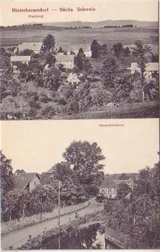 18276 Ak Hinterhermsdorf Wachberg Oberschweizerei 1920
